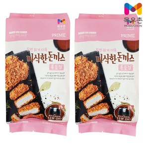 목우촌 바삭한 돈까스 통등심 500g, 2개