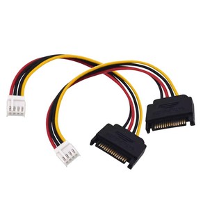 SATA 15P ~ 4PIN IDE 컨버터 전원 케이블 휴대용 SATA 확장 케이블 20cmx2