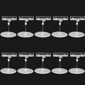 제로리빙 꺾이는 관절 다용도 원형 POP 가격표 메뉴판 쇼클립 집게, 1세트
