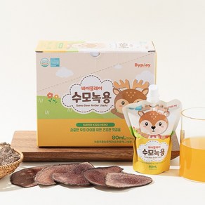 바이플레이 소중한 우리 아이를 위한 건강한 첫 걸음 수모녹용 (80ml x 40포)