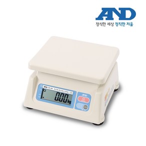 AND 에이앤디 전자저울 KB시리즈 1K 2K 5K 10K 20K 30K 가정 업소 범용 디지털 계량 저울, KB, 아이보리, 2kg