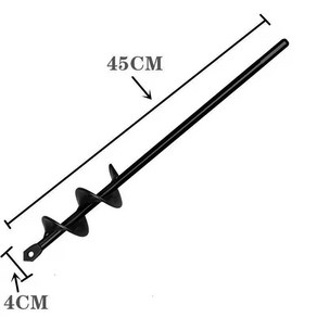 흙 구멍 드릴 흙파기 나선형 드릴날 땅파기 스크류