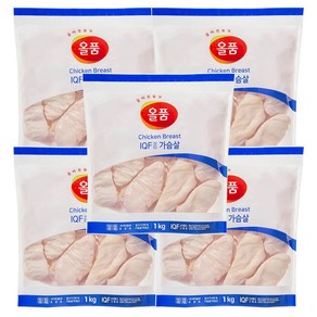 올품 IQF 닭가슴살 1kg x 5봉