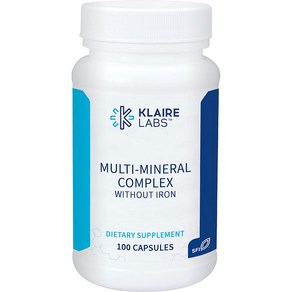 klaie Labs 클레어랩스 Multi-Mineal Complex Without Ion 100 capsules, 1개, 100정