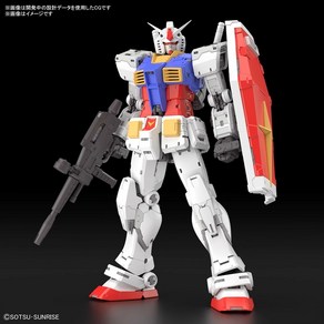 반다이 RG 기동전사 건담 RX-78-2 건담 Ve. 2.0 프라모델 피규어, 1개