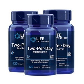 [3병] 라이프 익스텐션 투퍼데이 태블릿 Life Extension Two-Per-Day Tablets 120 태블릿