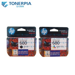 HP 정품잉크 HP680 F6V27AA F6V26AA HP3635 HP3835 HP4535