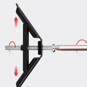스위치박스 벽고정 날개볼트 수리고정도구 1P 86mm, 1개