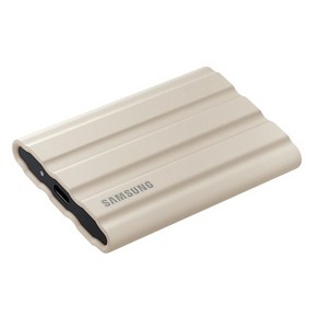 삼성전자 포터블 SSD T7 Shield USB 3.2 Gen2 외장SSD 베이지 (2TB), 1개, 2TB