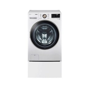 [LG] 트롬 트윈워시 드럼세탁기 F21WDLPX (F21WDLP+FX4WC) / 21kg+4kg 화이트, 단일속성