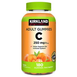 커클랜드 성인 비타민C 250mg 180정 (구미) Kirkland Adult Gummies Vitamin C (180 Gummies)