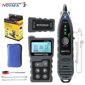 NOYAFA NF-8209 케이블 트래커 LAN 디스플레이 측정 테스터 네트워크 도구 LCD 길이 와이어맵 손전등 포함, [01] NF-8209, 1개