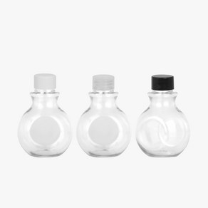 DTB60볼투명 60ml 일반캡 낱개 플라스틱 페트병, 60ml 투명캡, 1개