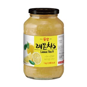 꽃샘 레몬차S 1kg 레몬청 액상차, 1세트, 1개입