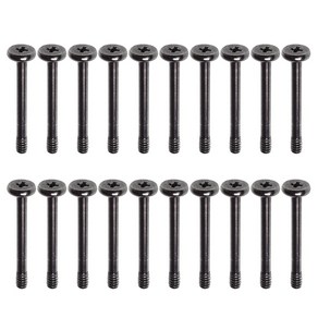 20pcs 6#-32x30mm DIY 컴퓨터 PC 케이스 비디오 카드 냉각기 라디에이터 워터 냉각 팬 길이의 플랫을위한 플랫