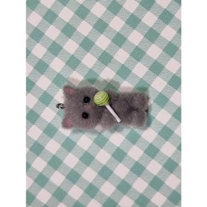 [곰돌이키링증정이벤트] 달콤한 롤리팝 사탕 고양이 키링 화이트데이 발렌타인데이 커플선물, 1개, 그레이메론사탕