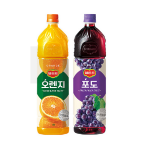 델몬트 100% 오렌지1.5L 2+ 포도 1.5L 2