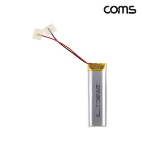 Coms 102068 충전지 3.7V 1500mAh 리튬폴리머 배터리 UB123