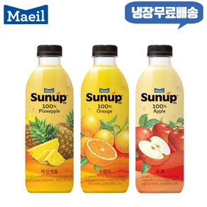 매일 썬업 100% 750ml 혼합 6개/파인애플2+오렌지2+사과2/냉장무료배송, 6개