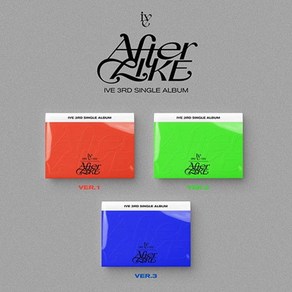 아이브 (IVE) - 싱글 3집 Afte Like (포토북 버전)- 버전 하나 - 개봉앨범 포카 없음, VER.1 (레드)