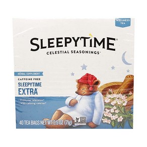 Celestial Seasonings Hebal Tea Sleepytime Exta 40개입, 71g, 1개