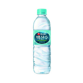 농심 백산수 무라벨 유라벨 탕비실 사무실 생수 500ml, 40개