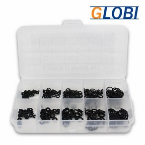 글로비 고무 오링 세트 10종 250pcs 4~9mm