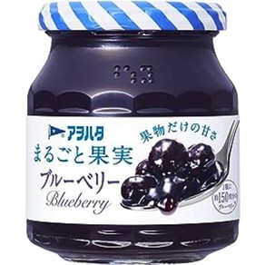 Aohata 일본 아오하타 무설탕 블루베리 잼 250g 4개