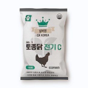 닭 병아리 가금류 포대 사료, 20kg, 1개