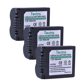 Tecta CGAS006 CGR CGA S006E S006A S006 DMWBMA7 리튬 이온 배터리 DMC FZ7 FZ8 FZ18 FZ28 FZ30 FZ35 FZ38 FZ50, 5.2 Battey 1 Chage, 1개