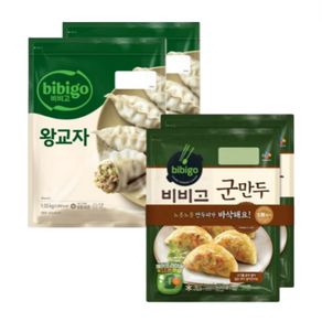 비비고 왕교자 1.05kg x 2개+신비비고 군만두 450g x 2개, 4개, 450ml