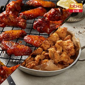 BBQ 매달구(매콤달콤구운닭날개)640gX1팩+BBBQ순살바삭치킨(후라이드)1.2kg, 640g, 1개