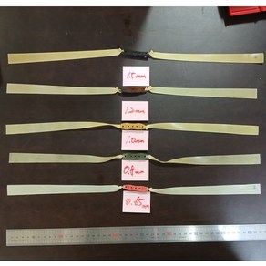 새총고무줄/플랫밴드/전문가용/천연라텍스 두께선택/, 0.65mm플랫밴드, 1개