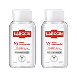 애경 랩신 V3 휴대용 손소독제 60ml, 2개