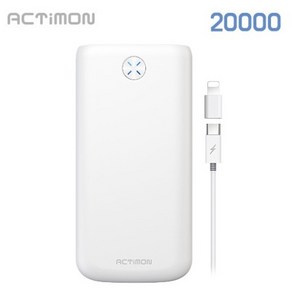 + ( MON-P-K20000 2 C [후니케이스] Cable 20000mAh 엑티몬 Gende 포트 8 ) 보조배터리 USB, 상세페이지 참조, 1개