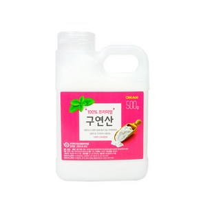 감동 구연산(용기 500g) 주방청소 천연세제 표백제 구연산 세정제, 1개, 500g