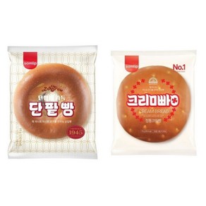 삼립 크림빵5봉+삼립 단팥빵5봉 (총10봉)/