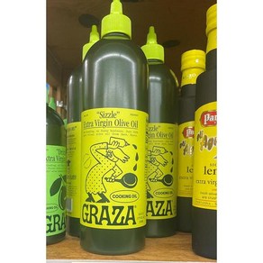 Gaza Exta Vigin Olive Oil Sizzle 그라자 엑스트라 버진 올리브 오일 씨즐 25.3oz(750ml), 750ml, 1개