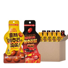 행복담기 훈제메추리알 쏙쏙 25g 훈제맛 불닭소스맛 발송 (평일 오후 2시 전 결제시), 1개