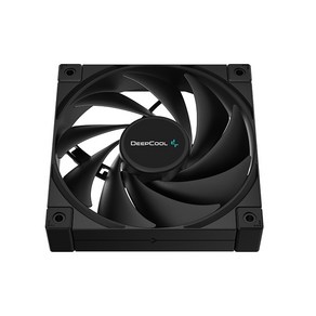DEEPCOOL FK120 PC 컴퓨터 케이스 선풍기 FDB 베어링 충격 흡수 및 무소음 CPU 쿨러 4 핀 PWM 500 1850RPM, [01] 없음 RGB, 1개