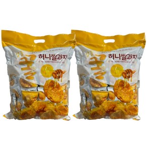 달콤꿀 허니 쌀과자 900g / 꿀쌀과자 대용량, 2개