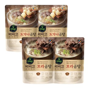 비비고 프리미엄 곰탕 460g 도가니곰탕2+꼬리곰탕2, 4개