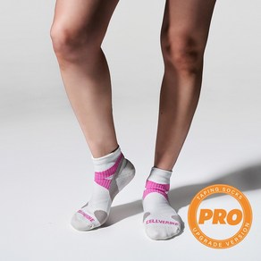 [셀버린 프로 레벨 양말 여성 단목] 발목보호대 크로스핏 마라톤 러닝양말 발목테이핑, 화이트, 1개