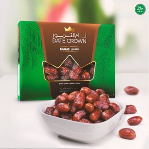 Date Cown Khalas Dates 데이트 크라운 고품질 칼라스 데이트, 1개, 1kg