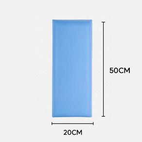 충돌 방지 벽 벽쿠션 안전벽매트 울타리 벽매트, 1개, 블루