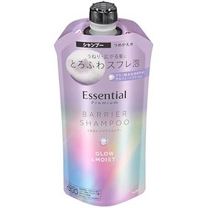 Essential 에센셜 프리미엄 수분 배리어 샴푸 그로우&모이스트 리필용 340ml, 1개