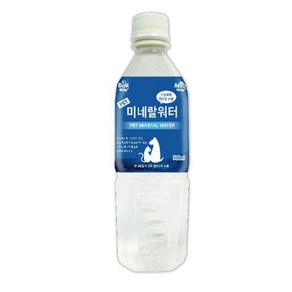 펫 미네랄워터 500ml 바우와우 간식 강아지, 1개