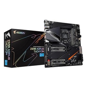 GIGABYTE Z590 AORUS TACHYON Rev.1.0 마더보드 Extend ATX [Intel Z590 칩셋 탑재] MB5264