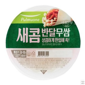 풀무원 탑티어 자취 아침 점심 저녁 반찬 새콤반달무쌈 (300g) 절임 장아찌 소풍 피크닉 집들이, 1세트, 300g