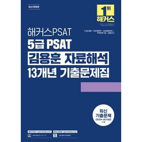 해커스PSAT 5급 PSAT 김용훈 자료해석 13개년 기출문제집, 해커스공무원